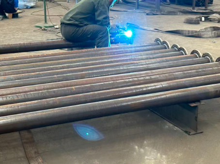 长治20#无缝注浆管加工108*6钢花管棚管